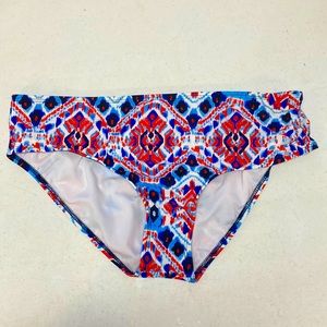 Alex Marie Swim Bottoms- Tie Dye Pattern Red, White, & Blue